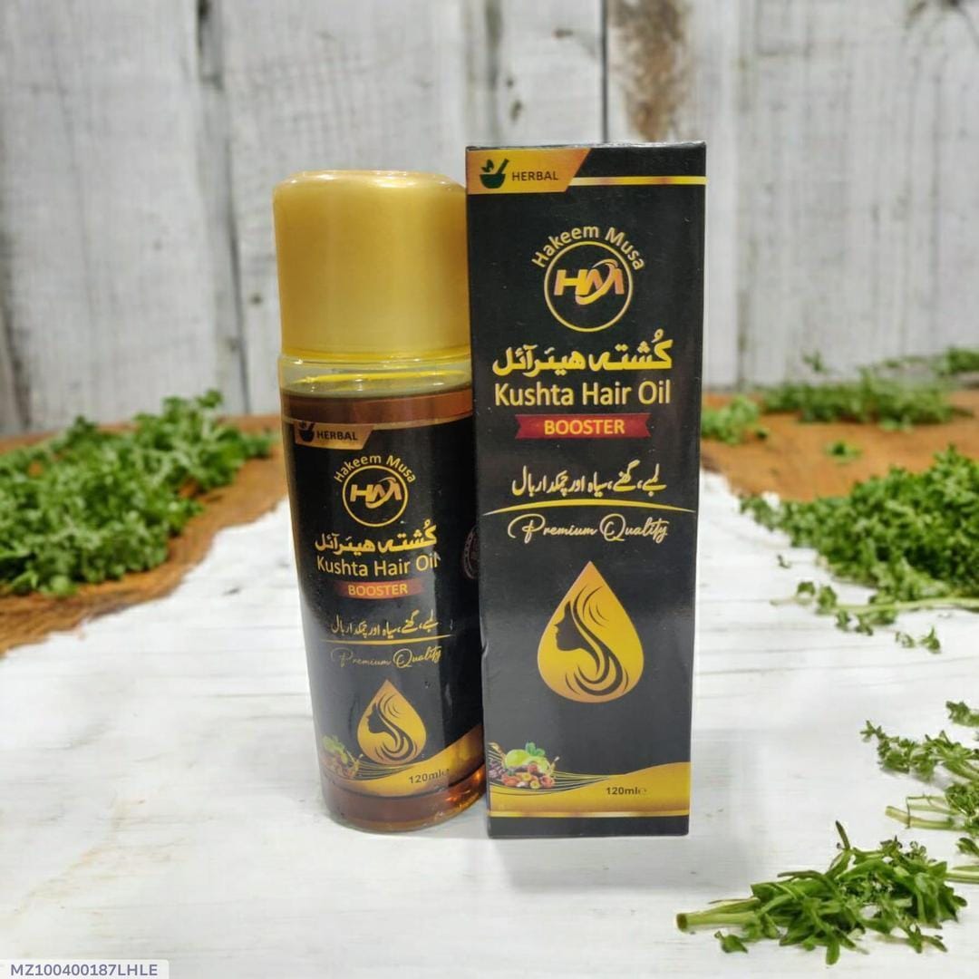 Kushta Hair Oil Booster – Herbal Hair Growth Oil